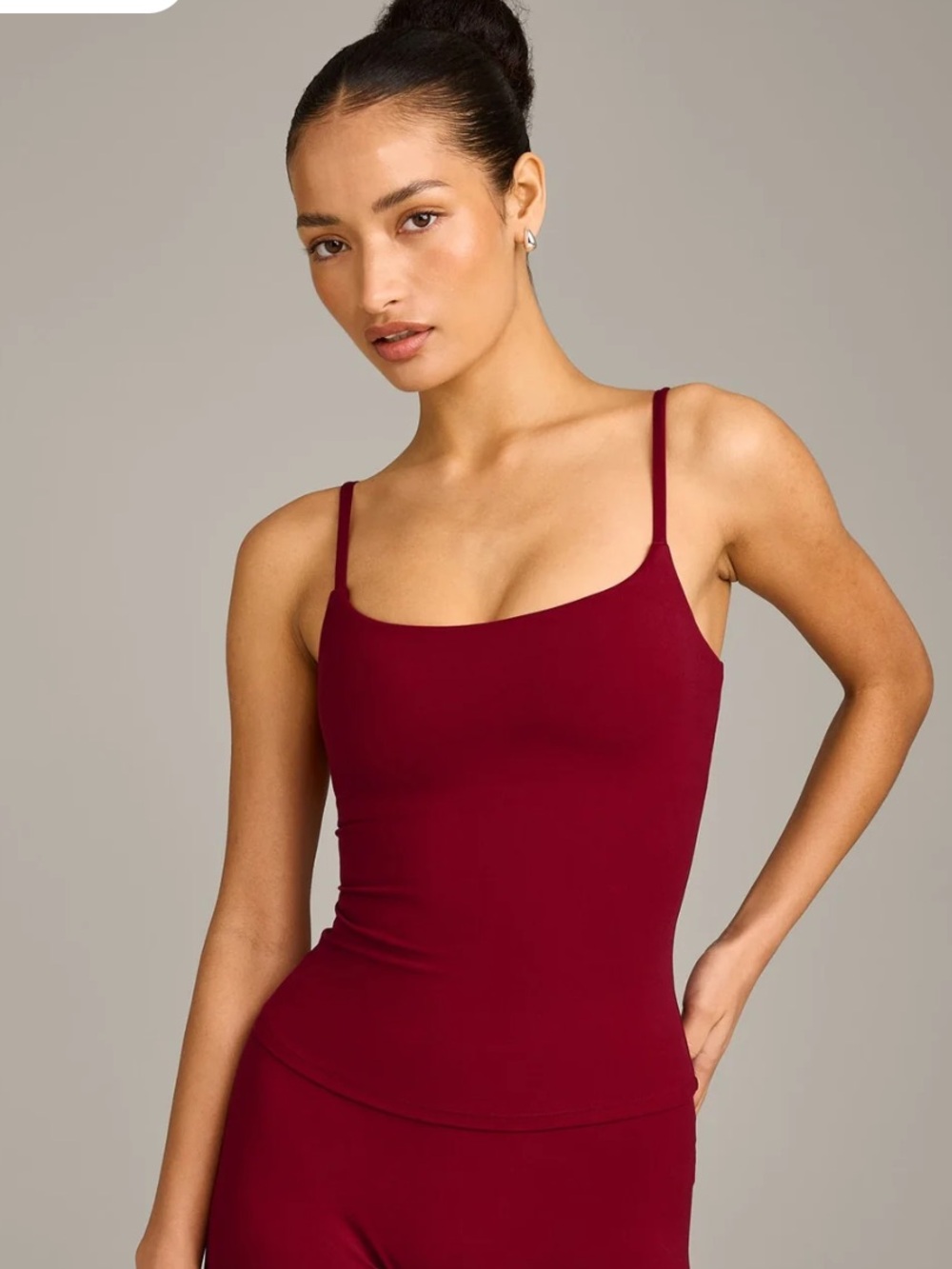 Oner Active -SoftMotion Strappy Tank w/ Built In Bra (Rudy Red)